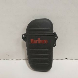 Vintage Marlboro Black Windproof Butane Torch Lighter