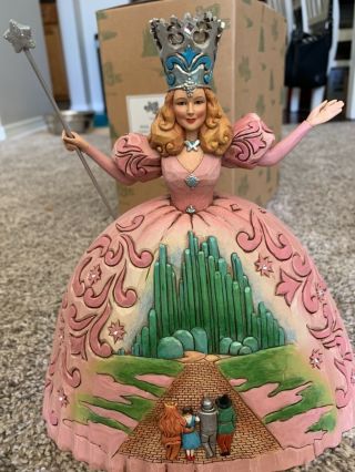 Glinda The Good Witch Jumbo 9 " Jim Shore Disney Figure Wizard Of Oz