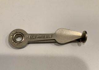 Vintage Half And Half 3 Piece Folding Tool: Pipe Cleaner,  Reamer,  Tobacco Tamper