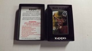 Zippo 2007 Deer/buck Lighter Nib