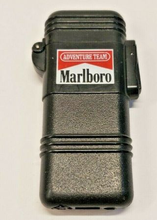 Vintage 1992 Marlboro Adventure Team Lighter Black