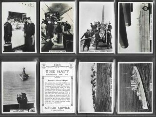 Pattreiouex 1937 Interesting (naval) Full 48 Card Set  The Navy