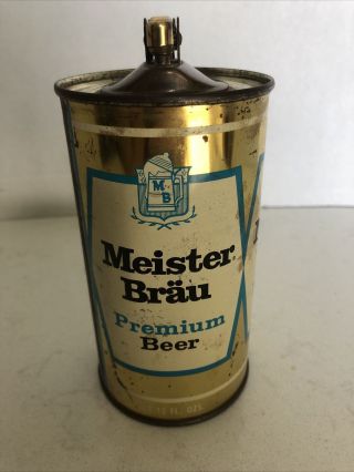 Vintage Meister Brau Beer Can Cigarette Can Novelty Lighter