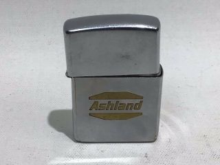 Vintage 1970 Zippo Lighter Advertising Ashland Oil As - Is