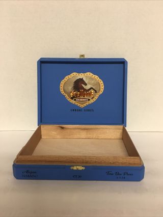 Stallone Cowboy Series Toro Habano Empty Wooden Cigar Box Humidor With Clasp