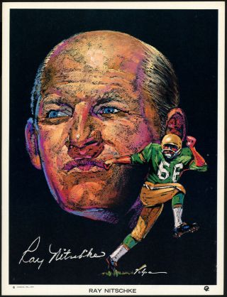 1970 Clark Oil Volpe Card Set (9) Packers Including Ray Nitschke 148057