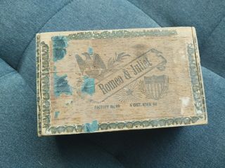 Romeo And Juliet Vintage Cigar Box 2