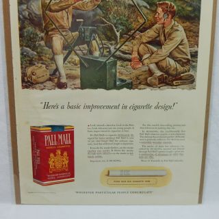 1941 PALL MALL CIGARETTE THE AMERICAN TOBACCO COMPANY ADVERTISEMENT 3