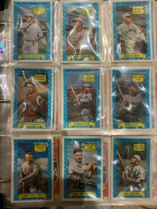 1972 Kelloggs All Time Greats Complete Set Of (15) Ruth Hof More
