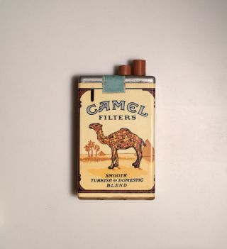 Vintage Camel Filter Cigarette Lighter Empty