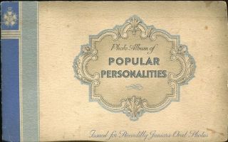 Tobacco Card Album & Cards,  Carreras,  Popular Personalities,  Sport,  Actor Etc,  1935