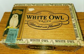 Vintage White Owl Blended with Havana Cigar Box 3