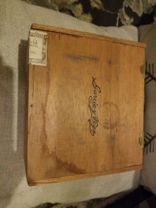 Vintage Garcia Y Vega Tampa Florida Cigars Box TP 17 3