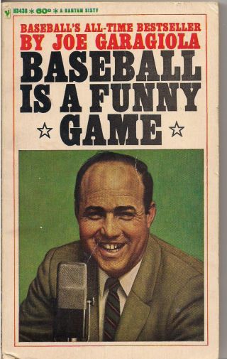 Joe Garagiola Baseball Is A Funny Game Book Autographed 1962 - 1969