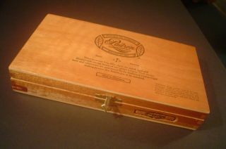 Padron Maduro 25 Principes Wooden Hinged Cigar Box 1964 Anniv.  Series