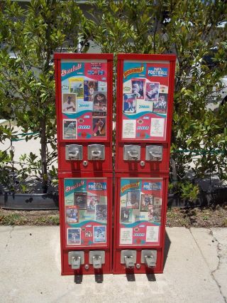 Vintage Sports Cards Vending Machine With Keys stand 3