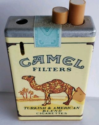 Vintage Camel Filter Cigarettes Soft Pack Lighter American Tobacco