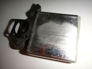 Year 1994 Silver Chrome Zippo INSERT For PIPE Good 2
