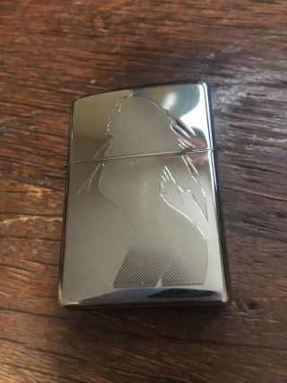 Zippo Lighter - Lady Etched Image