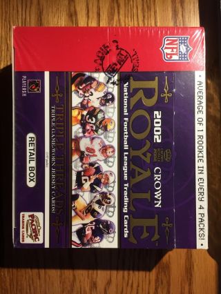 2002 Pacific Crown Royale Football Factory Retail Box
