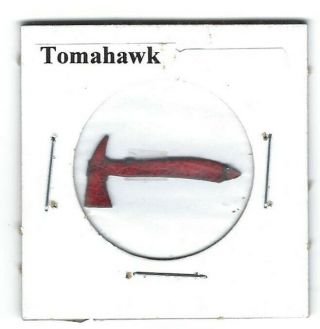 Tomahawk Chewing Tobacco Tag P.  Lorillard Die Cut T466