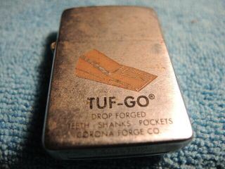 Vintage Pocket Cigarette Lighter By Brown &bigelow/corona Forge Co