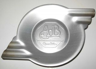 Vintage Ab Quality Aluminum Space Age Atomic Design Ashtray
