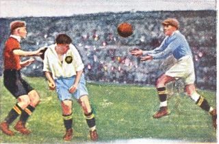 1927 Die Welt In Bildern Tobacco Cards German Soccer Football 2 Vintage Cards S2