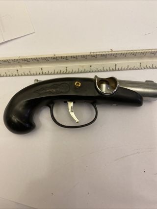 Vintage Flintlock Pistol Cigarette Lighter Gun Derringer Metal No 8 Parts Only