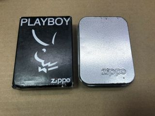 Playboy Bunny Zippo - Flames Logo - Vintage - Playboy Lighter Zippo - 3
