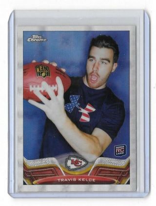 2013 Topps Chrome Travis Kelce Xfractor Refractor Rookie Chiefs RC 2