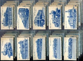 Tobacco Card Set,  Carreras,  Turf,  British Railway Locomotives,  Train