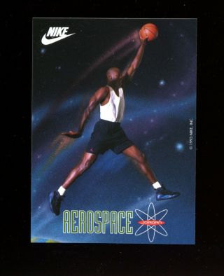 1993 Nike Space Jam Michael Jordan Looney Tunes Basketball Sticker Card