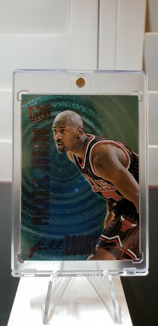96 - 97 Michael Jordan 1996 - 97 Fleer Ultra Full Court Trap 1 Of 10 Foil Sp