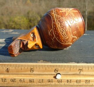 Tobacco Pipe Bowl Mans Head With A Bowl On Top Estate Find