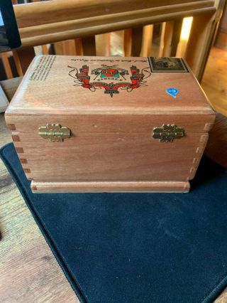 Flor Fina Empty 25 Cigar Wood Box 3