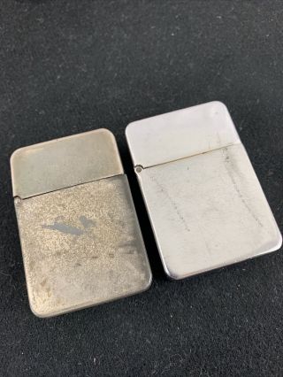2 Vintage Flip Top Pocket Lighters - Neff And ???