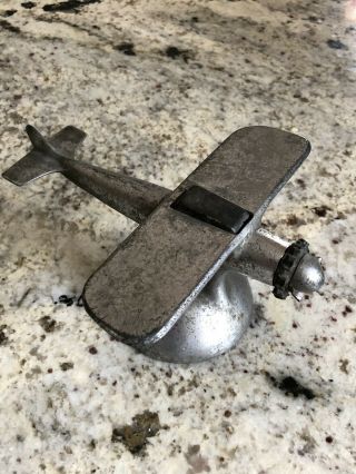 Vintage Airplane Table Lighter - Art Deco - Made In Usa -