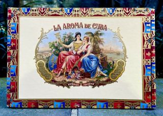 La Aroma De Cuba Empty Cigar Box,  No Cigars