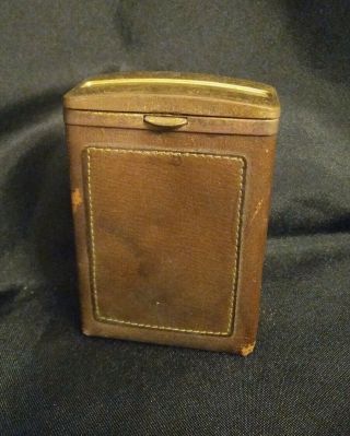 Vintage Rolfs Leather Cigarette Box Case