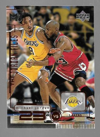 1998 Upper Deck The Jordan Files 147 Mj Michael Jordan Vs.  Kobe Sweet