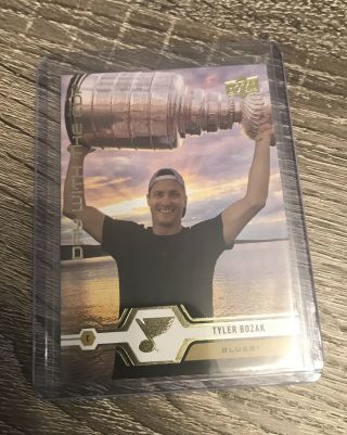 2019 - 20 Upper Deck Day With The Cup Tyler Bozak St.  Louis Blues