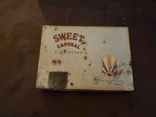 Vintage Sweet Caporal Cigarette Tin - Imperial Tobacco