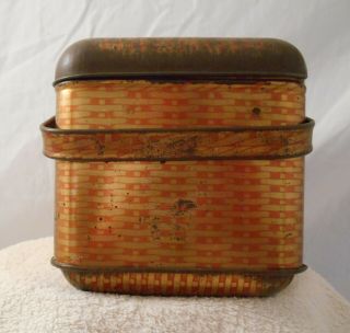 UNION LEADER LUNCH BOX STYLE TOBACCO TIN 2
