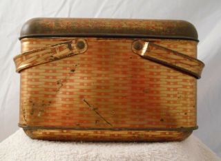 UNION LEADER LUNCH BOX STYLE TOBACCO TIN 3
