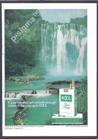 Kool Cigarettes 1971 Vintage Print Ad 07 4