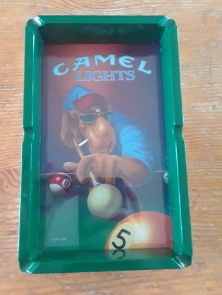 Joe Camel Cigarettes Pool Table Ashtray - Camel Lights Billiards Advertising