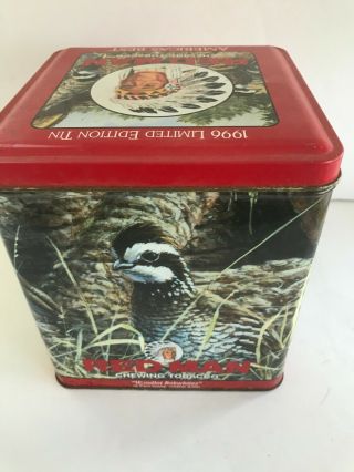 Red Man Chewing Tobacco Collectible Tin,  1996 Limited Edition