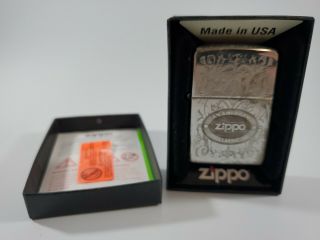 Zippo An American Classic Satin Chrome Lighter