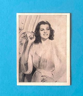 Film Movie Star Actress Rita Hayworth Wos Bilderdienst Card Germany 1952